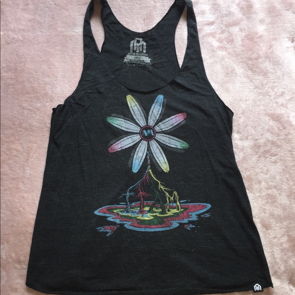 Gray Blacklight Tank